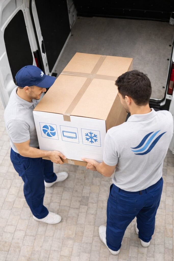 central heat pump and furnace